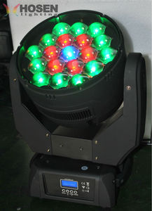2015 más nuevos 19pcs 15w 4 en 1 RGBW llevó zoom moviendo lavado ligero cabeza cabeza móvil con <span class=keywords><strong>la</strong></span> luz del haz de control del an - Product Image 6