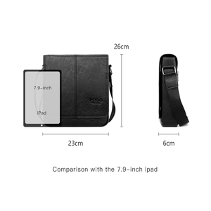 2019 Vicuna Polo New Outlet Men Wholesale Pu <strong>Leather</strong> Casual Bag Business Bag Office <strong>Briefcase</strong> for Men - Product Image 5
