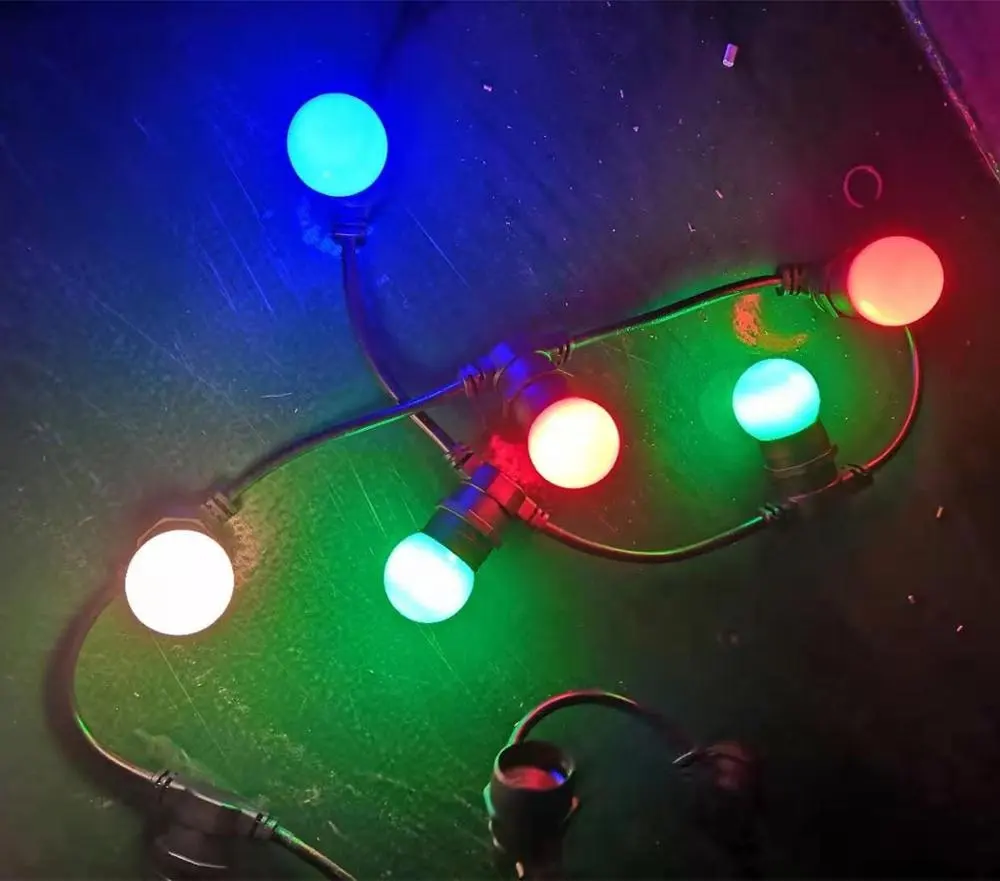 rgb led dmx festoon light