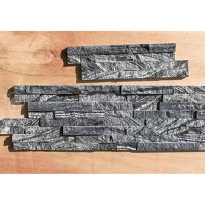 Panel de pared de azulejo de piedra de cultivo de mármol de madera antigua Natural - Product Image 3