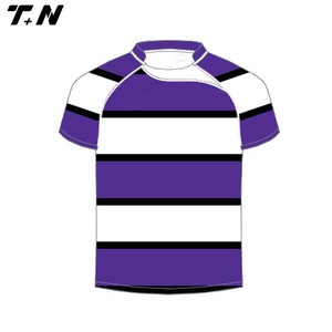 Cheap plain All Black rugby jersey for men - Product Image 4