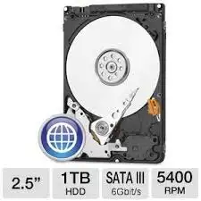 Hard Drive Internal 1 TB 7200 RPM Bermerek 2.5 Inci Drive Tersedia