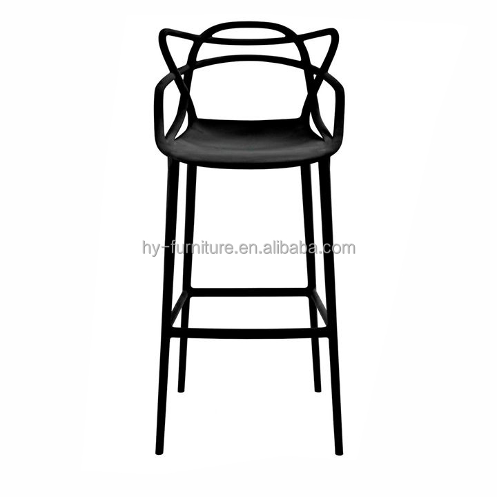 2021 популярный pp барный стул, из черного пластика кухня барный стул, кухня, стульчик для кормления HYX-601C