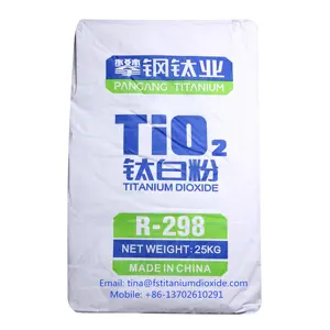 R-298ไทเทเนียมไดออกไซด์ราคาในประเทศจีนไทเทเนียมไดออกไซด์แผนภูมิราคาของไทเทเนียมไดออกไซด์ Tio2