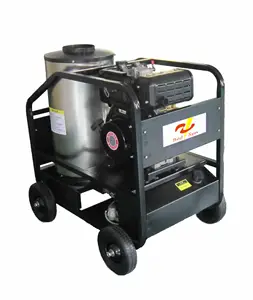 diesel engine 10hp/250bar/3600psi hot water power high pressure washing equipment