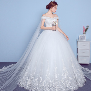 Robes de <span class=keywords><strong>demoiselle</strong></span> d'<span class=keywords><strong>honneur</strong></span> en mousseline de soie brodée de couleur blanche, stock d'entrepôt de Yiwu 2019 - Product Image 1