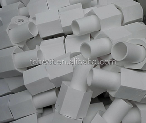 Pipa pelapis keramik tahan aus 95% alumina 99% alumina - Product Image 3
