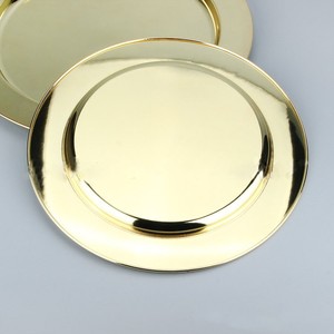 Plateaux de présentation en acier inoxydable doré pour hôtel et restaurant - Product Image 2