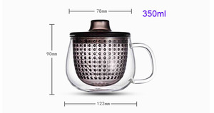 2026 New Classic Clear Glass <strong>Tea</strong> Cup Eco-Friendly <strong>Plastic</strong> Color Infuser <strong>Tea</strong> Filter Handmade Thin 300ml Capacity Coffee <strong>Tea</strong> <strong>Sets</strong> - Product Image 6