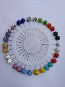 Pas cher Strass Broche Broche Musulman Arabe Écharpe Clip 30 pcs/pack Safty Pin <span class=keywords><strong>Hijab</strong></span> Pin - Product Image 6