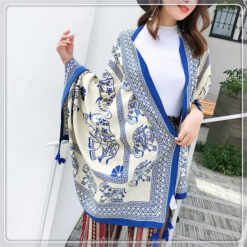 k2 custom 100% cotton print pashmina shawl ladies summer beach bohemia style pashmina scarf