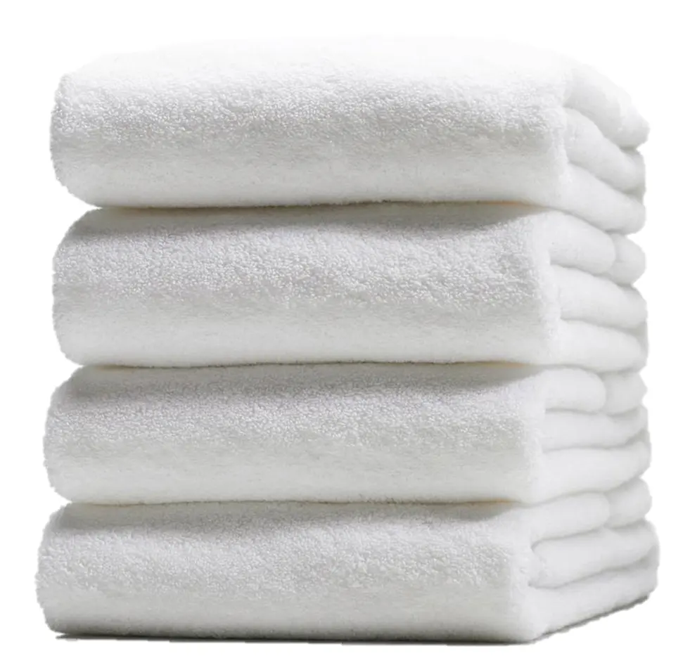 Bianco di cotone massaggio a mano asciugamano ricamato bagno asciugamano 700gsm