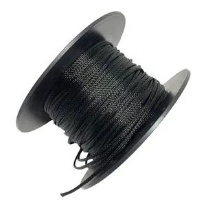 Braided Sleeving Cable Harness Sheathing Expanding Sleeve In Black