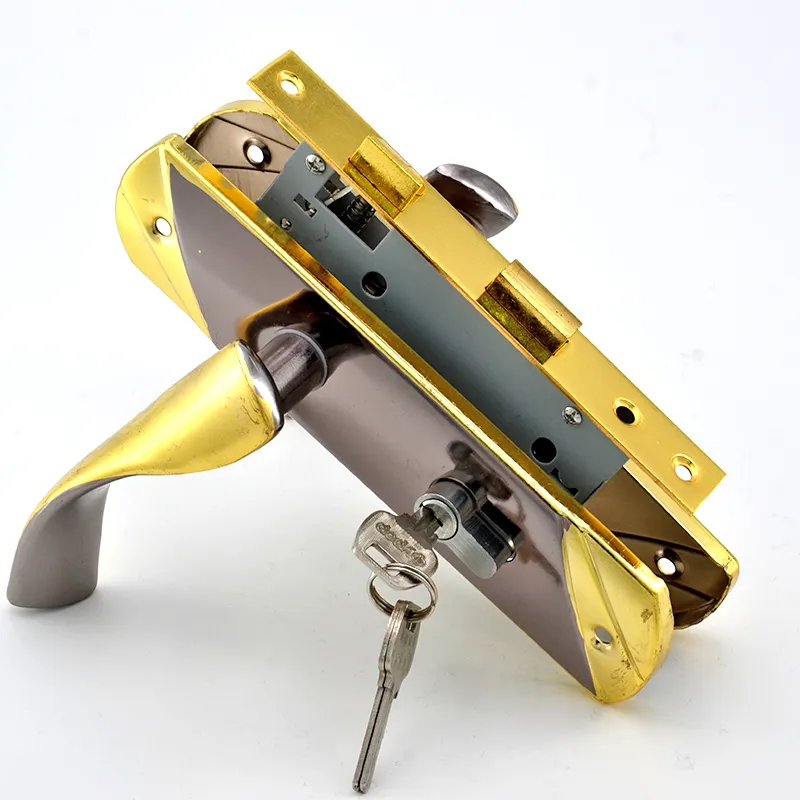 HILUKE 58mm Security Locks Set Cylinder Plate Door Garage Lock