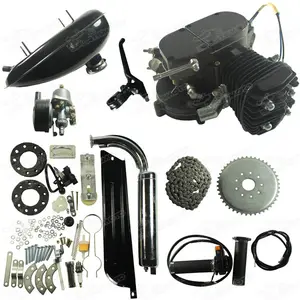 Kit motor de bicicleta motorizado, conjunto de motor de bicicleta com combustível a gás 2017