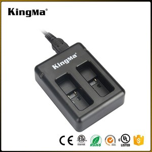KingMa New Tragbare Batterie Kit für GoPro Hero 5 Action Kamera 2 Paket AABAT-001 Li-Ion Akku und Dual USB Ladegerät - Product Image 3