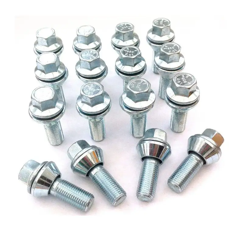 Alloy Wobble Wheel Bolts M12 X 1.25 , Variable Pcd Bolts 2 Mm Tolerance