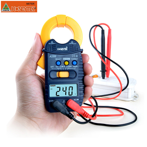 Multímetro Digital Mini A3399 com Pinça para Medição de Tensão AC/DC, Corrente, Resistência, Capacitância e Frequência - Product Image 4