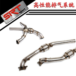 Sistema de escapamento para chevrolet camaro 2.0t/3.6l, tubo de escape com gato <span class=keywords><strong>cat</strong></span>álbico de volta com válvula de controle material de aço inoxidável