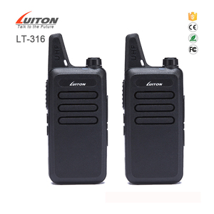 Fábrica precio al por mayor luiton walkie talkie LT-316 UHF Teléfono Móvil más pequeño radio de dos vías - Product Image 1
