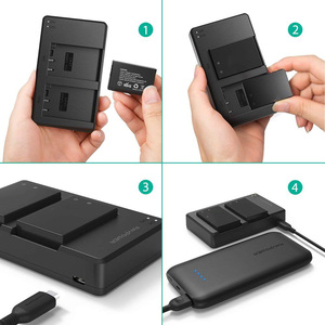 Beston ถ่าน 2 แพ็ค LP-E17 แบตเตอรี่ลิเธียมแบบชาร์จไฟ, Dual USB แบบพกพาแบตเตอรี่ Charger สำหรับกล้องดิจิตอล - Product Image 6