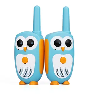 Retevis RT30 Unik Hadiah Natal Walkie Talkie untuk Anak-anak Mainan Anak FRS 467.5625 MHz PMR446 Mini Handheld Dua Cara Radio burung Hantu Mainan