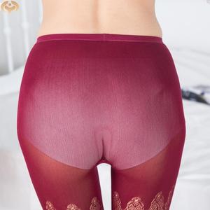 Pantyhose jaring ikan seksi modis anggur merah untuk wanita - Product Image 4