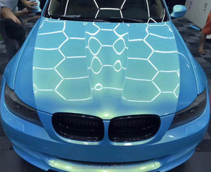 Azul intrigante color <span class=keywords><strong>cuerpo</strong></span> pegatinas coche <span class=keywords><strong>cambio</strong></span> <span class=keywords><strong>de</strong></span> color película del abrigo del vinilo - Product Image 3