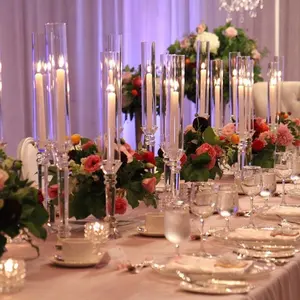 Blume schüssel hochzeit tisch mittelstücke kristalle dekorationen