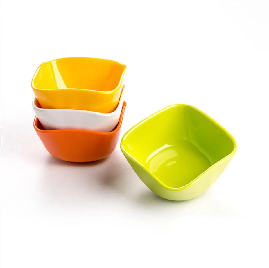 Wholesale New Fashion Cheap Melamine Tableware Square Dipping Serving Dishes