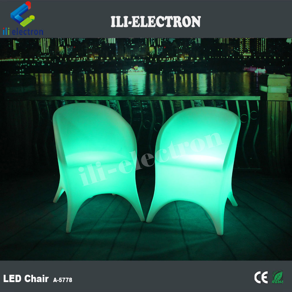 Discothèque LED éclairage meubles Chaise Chaise de Bar