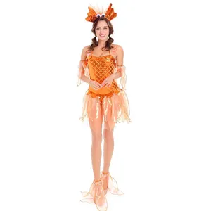 Giá Nhà Máy Sexy Người Lớn Ladies Fish Fancy Dress Trang Phục Nàng Tiên Cá