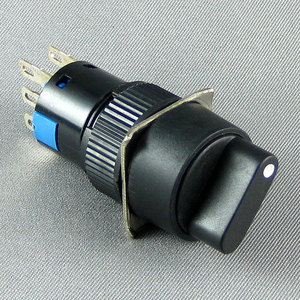 Interrupteur <span class=keywords><strong>rotatif</strong></span> momentané AX16 16 mm rond 6 broches 3A 16A 250VAC 2 <span class=keywords><strong>positions</strong></span> <span class=keywords><strong>3</strong></span> <span class=keywords><strong>positions</strong></span> - Product Image 2