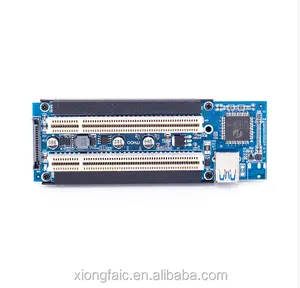 Bộ Chuyển Đổi PCIe X1 X4 X8 X16 Sang Khe Cắm PCI Kép Pci Express Sang 2 Thẻ Pci Với Cáp Mở Rộng USB 3.0 Cho Thẻ Âm Thanh Song Song Nối Tiếp