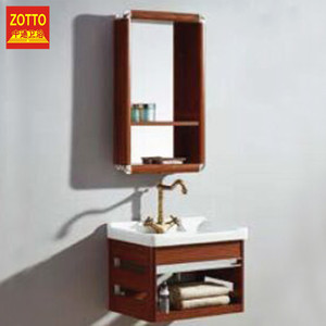 Precio barato montaje en pared baño de lujo vanidad esquina mueble <span class=keywords><strong>con</strong></span> lavabo de cerámica de alta calidad - Product Image 1