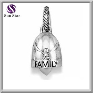 2015 de moda plata esterlina pura campana de la familia charm mejor regalo para seres queridos - Product Image 1