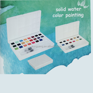 Maquillage profissination enfants <span class=keywords><strong>peinture</strong></span> set Logo Imprimé aquarelle ensemble - Product Image 3