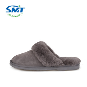 Pantofole in Pelliccia di Pecora per Donna, Uso Interno/Esterno, Invernali, <span class=keywords><strong>con</strong></span> Tomaia in Camoscio, Prezzo di Fabbrica - Product Image 6