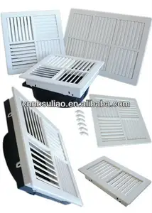 Hvac abs square air duct diffuser p400 ninghai plastic eighth factury for hvac and systems unique ventilation grille in