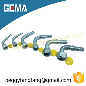 Accesorio de tubería de vacío curva Jic rosca hembra <span class=keywords><strong>manguera</strong></span> accesorio hidráulico gasolina engarzado tubo pezón embrague Jic accesorios 26791 - Product Image 6