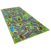 Impermeable camino de mapa de la ciudad de Mat niños alfombras de área