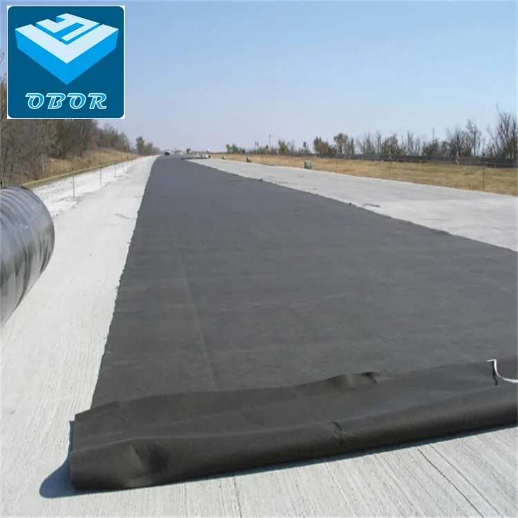 Factory PP Long or short fibers Nonwoven needle punched Polyester Geotextile Non woven Geotextile for road covering