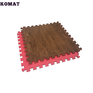 Tapis de judo KOMAT Taiwan EVA, tapis de puzzle, double face, bordure à emboîtement, texture en croix rouge, épaisseur 1,2 cm, imperméable - Product Image 5
