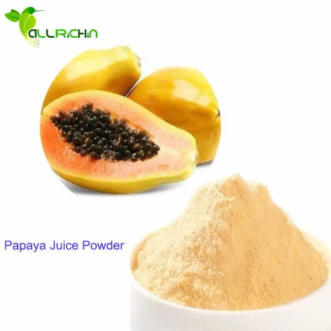 Papaya Blad Extract, Papaya Vruchtensap Poeder, Pure Natuurlijke Papaja Extract