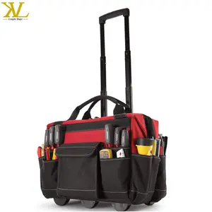 2019 new style durable rolling tool bag, heavy duty tool bag trolley