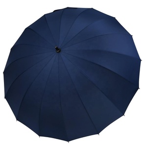 190 t 210 t Pongé Tissu <span class=keywords><strong>Parapluie</strong></span> <span class=keywords><strong>Tempête</strong></span> 16 k <span class=keywords><strong>Anti</strong></span>-dérapant Mousse Poignée <span class=keywords><strong>Parapluie</strong></span> Droit Auto Ouvert - Product Image 2