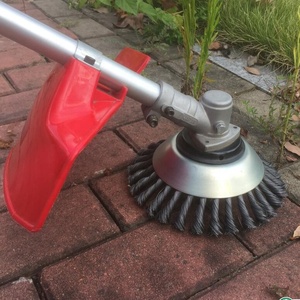 <span class=keywords><strong>Brosse</strong></span> métallique <span class=keywords><strong>de</strong></span> débroussailleuse électrique <span class=keywords><strong>de</strong></span> 200mm Outil d'herbe à tête <span class=keywords><strong>de</strong></span> mauvaises herbes robuste - Product Image 5