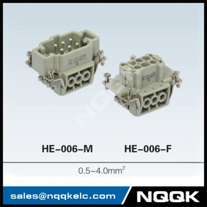 (HE-010-M) חה סדרת בורג מסוף חוט מד 0.5 כדי 4.0mm 10 פינים כבד החובה מחבר - Product Image 5