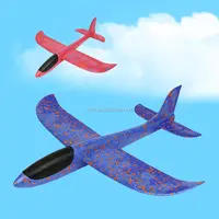 泡投げグライダー飛行機慣性航空機おもちゃ手発射飛行機モデル子供のための屋外スポーツ飛行おもちゃ