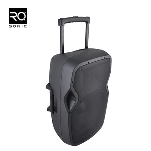 RQSONIC CSL15DZ1 工場価格 15インチ 最高の充電式ポータブルアクティブスピーカーサウンドシステムDJ - Product Image 3